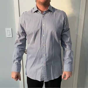 T M LEWINN business casual shirt